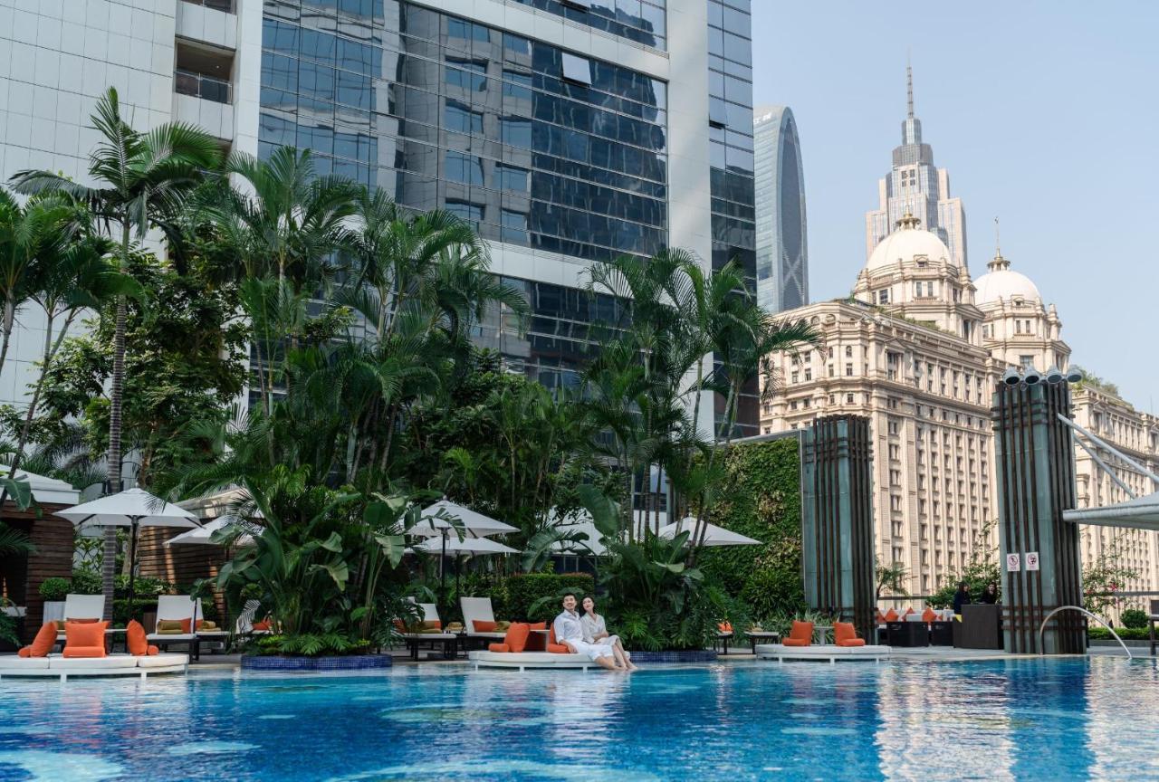 Jumeirah Guangzhou-Complimentary Shuttle Bus To Canton Fair Complex Exteriör bild