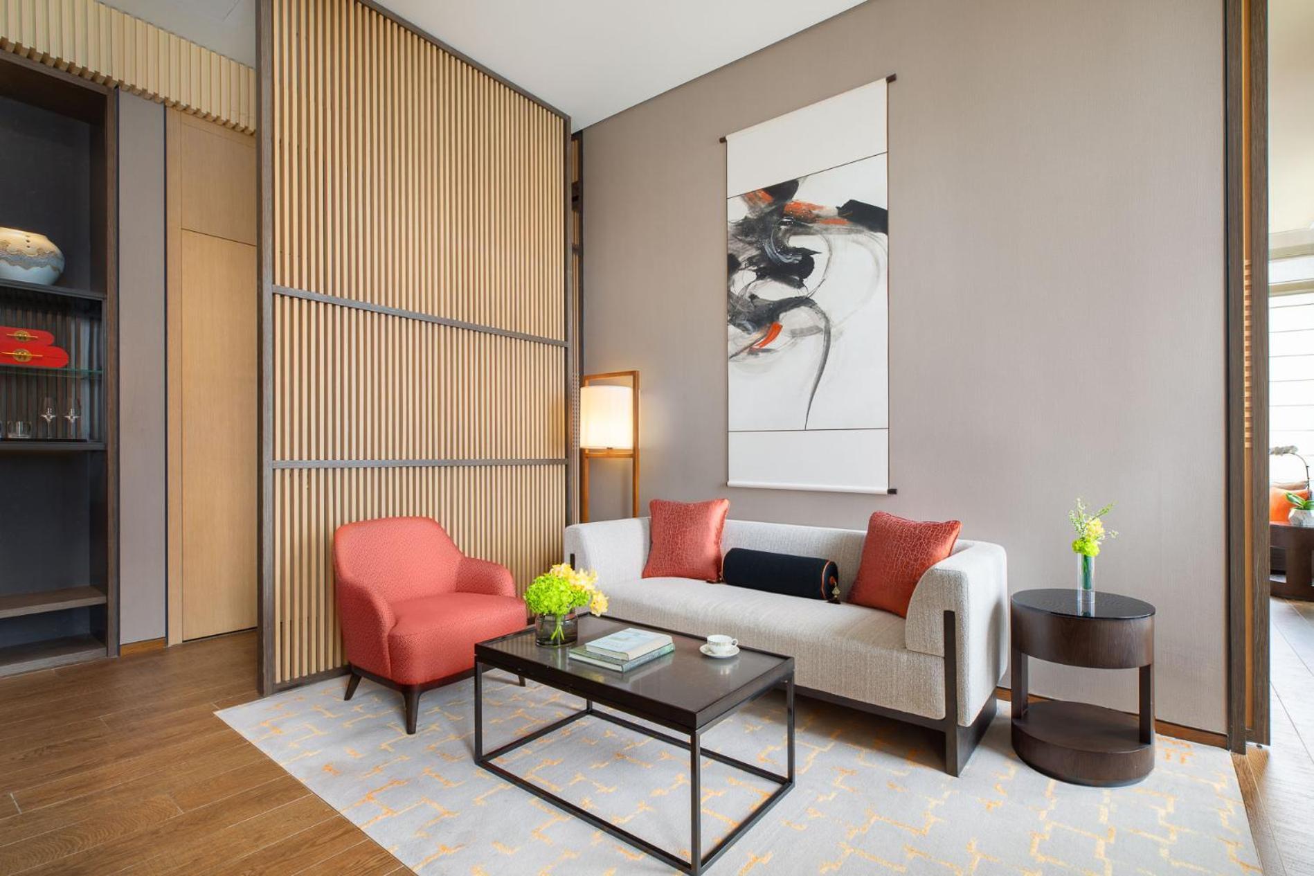 Jumeirah Guangzhou-Complimentary Shuttle Bus To Canton Fair Complex Exteriör bild